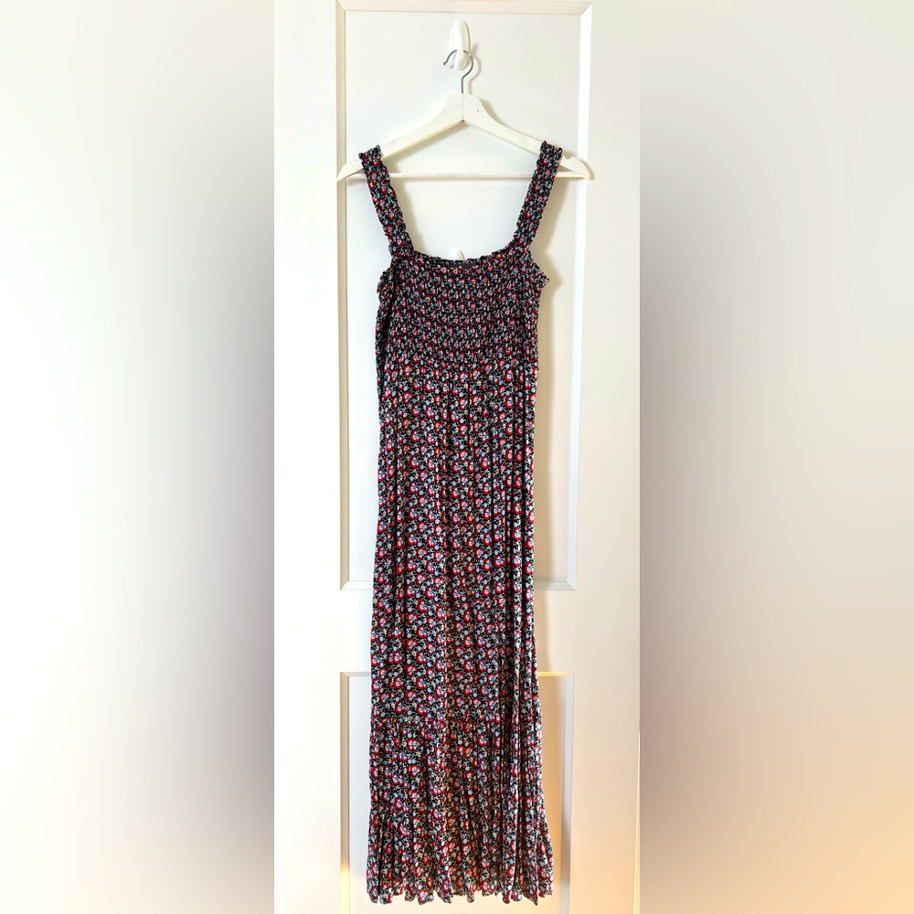 Floral designed summer long dress by Philippe ale Bag